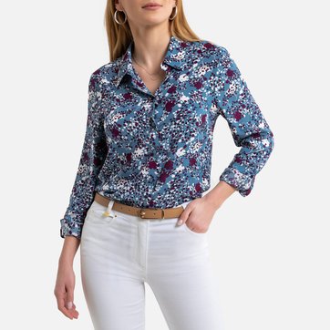 Hemdbluse mit langen Ärmeln und Blumenprint Hemdbluse mit langen Ärmeln und Blumenprint ANNE WEYBURN