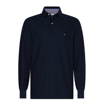 Polo slim de mangas compridas, em malha piqué TOMMY HILFIGER