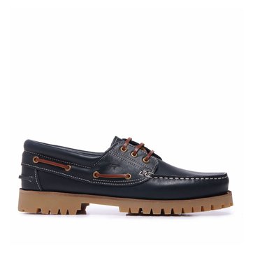 lacets cuir chaussures bateau