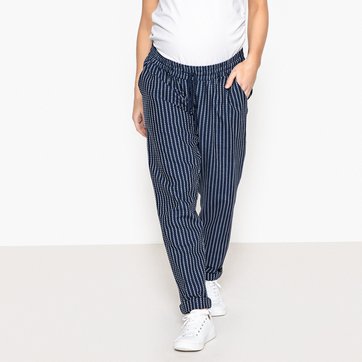 Calças de grávida fluidas, estampadas Calças de grávida fluidas, estampadas LA REDOUTE MATERNIDADE