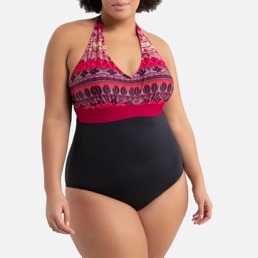 Maillot de bain 1 pièce amincissant foulard LA REDOUTE COLLECTIONS PLUS