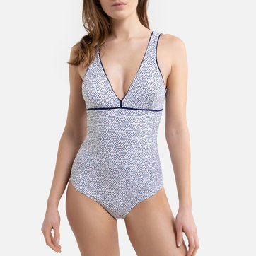 Maillot de bain 1 pièce foulard, polyamide recyclé LA REDOUTE COLLECTIONS