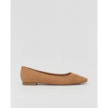 ballerine marron femme