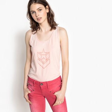 T-shirt de gola redonda, sem mangas FREEMAN T. PORTER