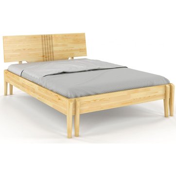 Ivoire Lit Simple Merax Cadre de lit en Bois avec t/ête et Pied de lit lit en Bois de pin pour Chambre denfants
