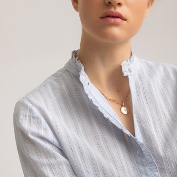 Bluse mit Stehkragen und langen Ärmeln Bluse mit Stehkragen und langen Ärmeln LA REDOUTE COLLECTIONS