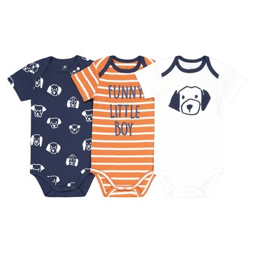3er-Pack Kurzarm-Bodys aus Bio-Baumwolle, 0 Monate - 3 Jahre LA REDOUTE COLLECTIONS