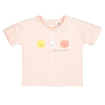 T-Shirt aus Bio-Baumwolle mit Print vorne, 1 Monat - 3 Jahre LA REDOUTE COLLECTIONS