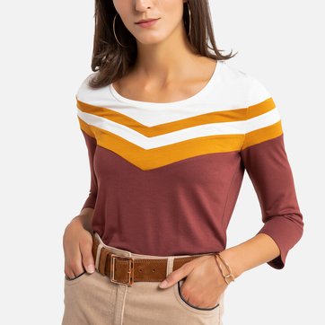 Camisola fluida, com gola redonda Camisola fluida, com gola redonda ANNE WEYBURN