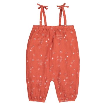 Latzhose mit schmalen Trägern und Printmuster 1 Monat-3 Jahre LA REDOUTE COLLECTIONS