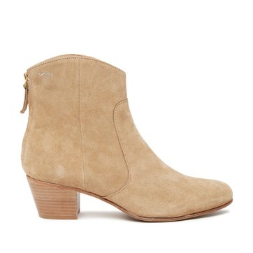 bottines beige clair
