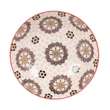 COFFRET 4 ASSIETTES DESSERT 20 CM HIPPY TABLE PASSION