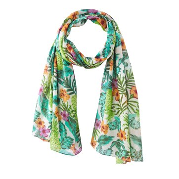 Lenço com estampado exótico LA REDOUTE COLLECTIONS