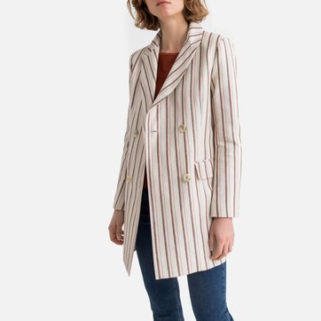 Halblange Jacke mit Streifenmuster LA REDOUTE COLLECTIONS