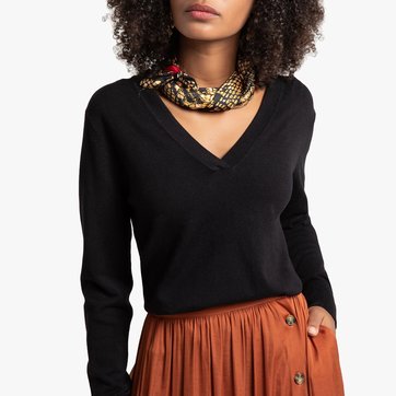 Pullover mit V-Ausschnitt LA REDOUTE COLLECTIONS