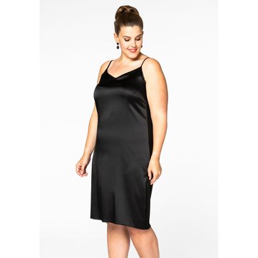 Robe en soie grande taille clearance