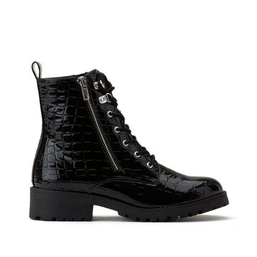 Lackstiefel in Kroko-Optik LA REDOUTE COLLECTIONS