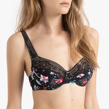Bügel-BH aus Spitze und Mikrofaser LA REDOUTE COLLECTIONS