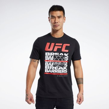 t shirt ufc reebok homme blanche