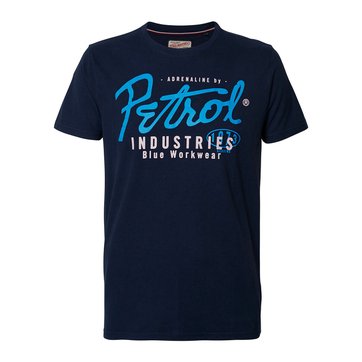 T-shirt com gola redonda, logótipo Petrol PETROL INDUSTRIES