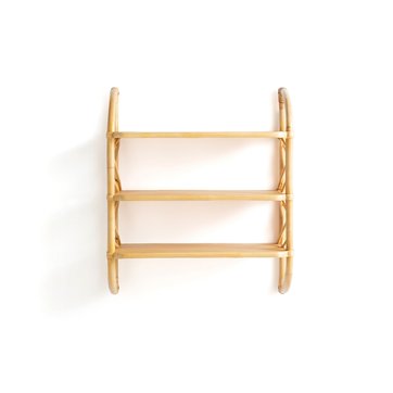 Wandregal Malu aus Rattan, drei Regalbretter LA REDOUTE INTERIEURS