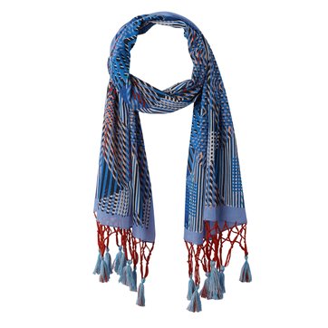 Lenço com estampado geométrico LA REDOUTE COLLECTIONS