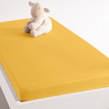 Drap Housse Jaune 60×120