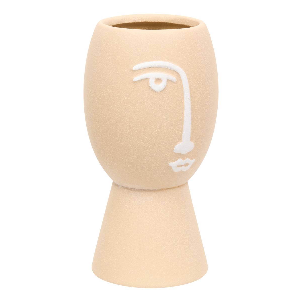 Vase visage en dolomite PAM, ATMOSPHERA