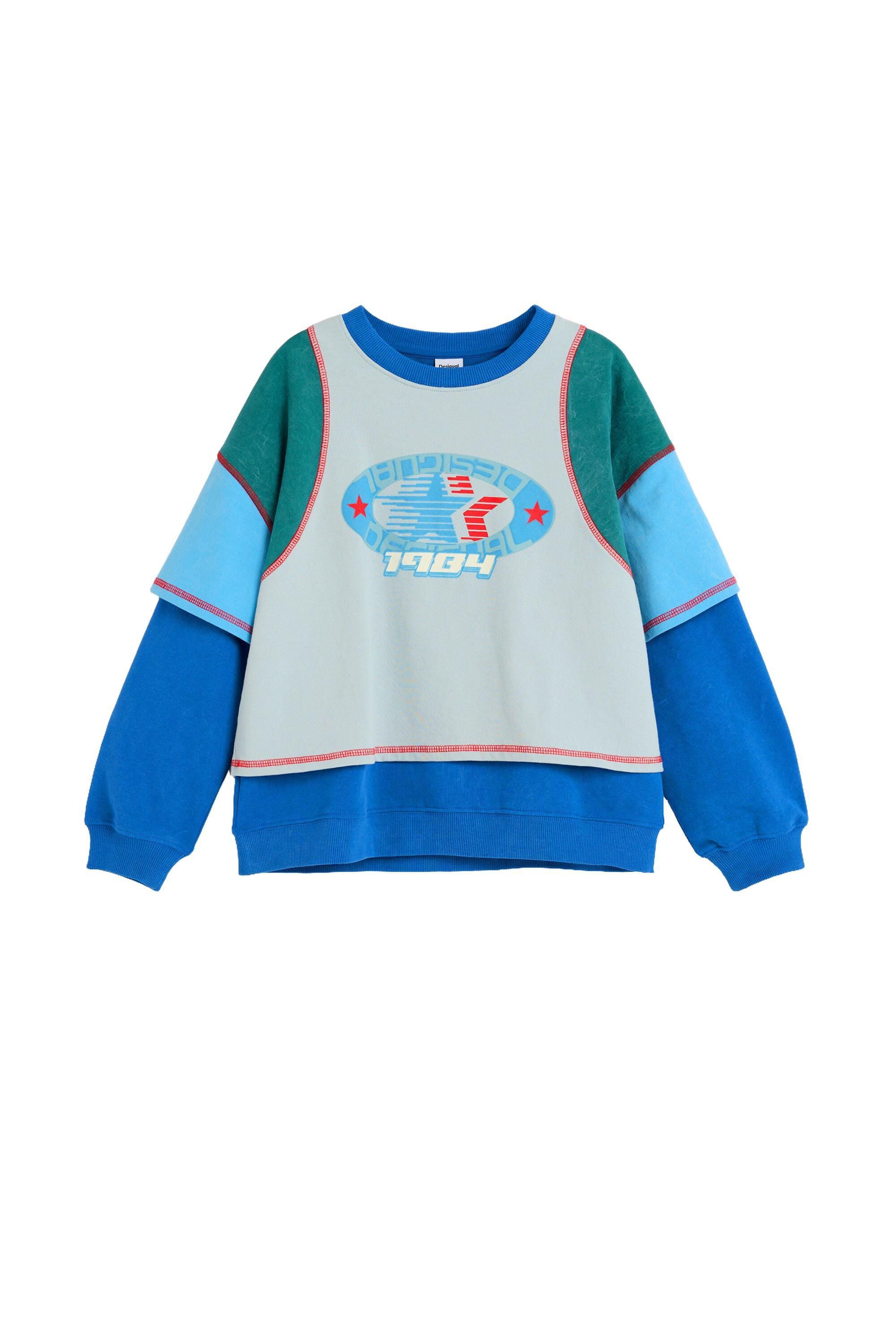 Sweat-shirt de sport combiné, DESIGUAL