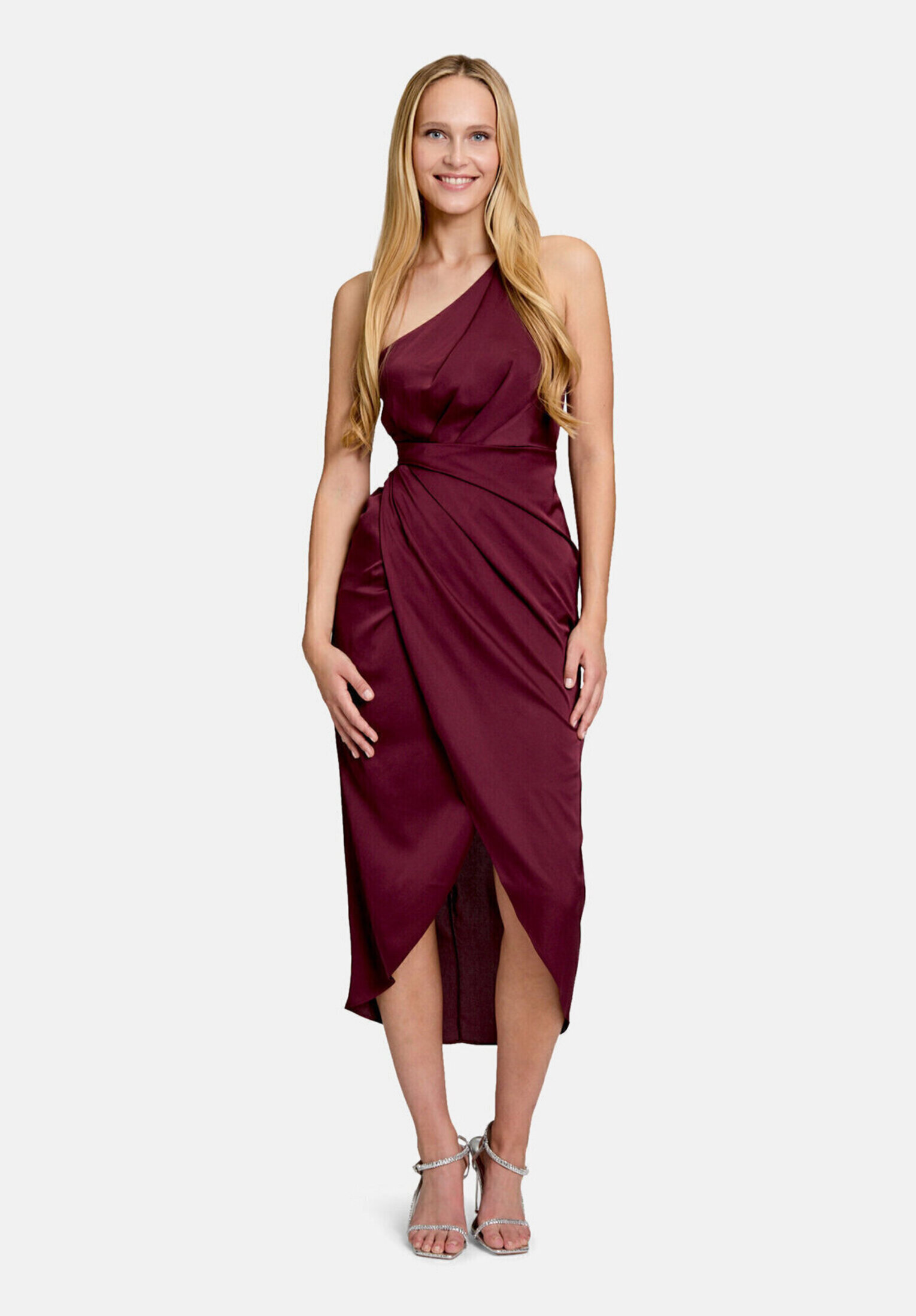 Robe de soirée à fronce, VERA MONT