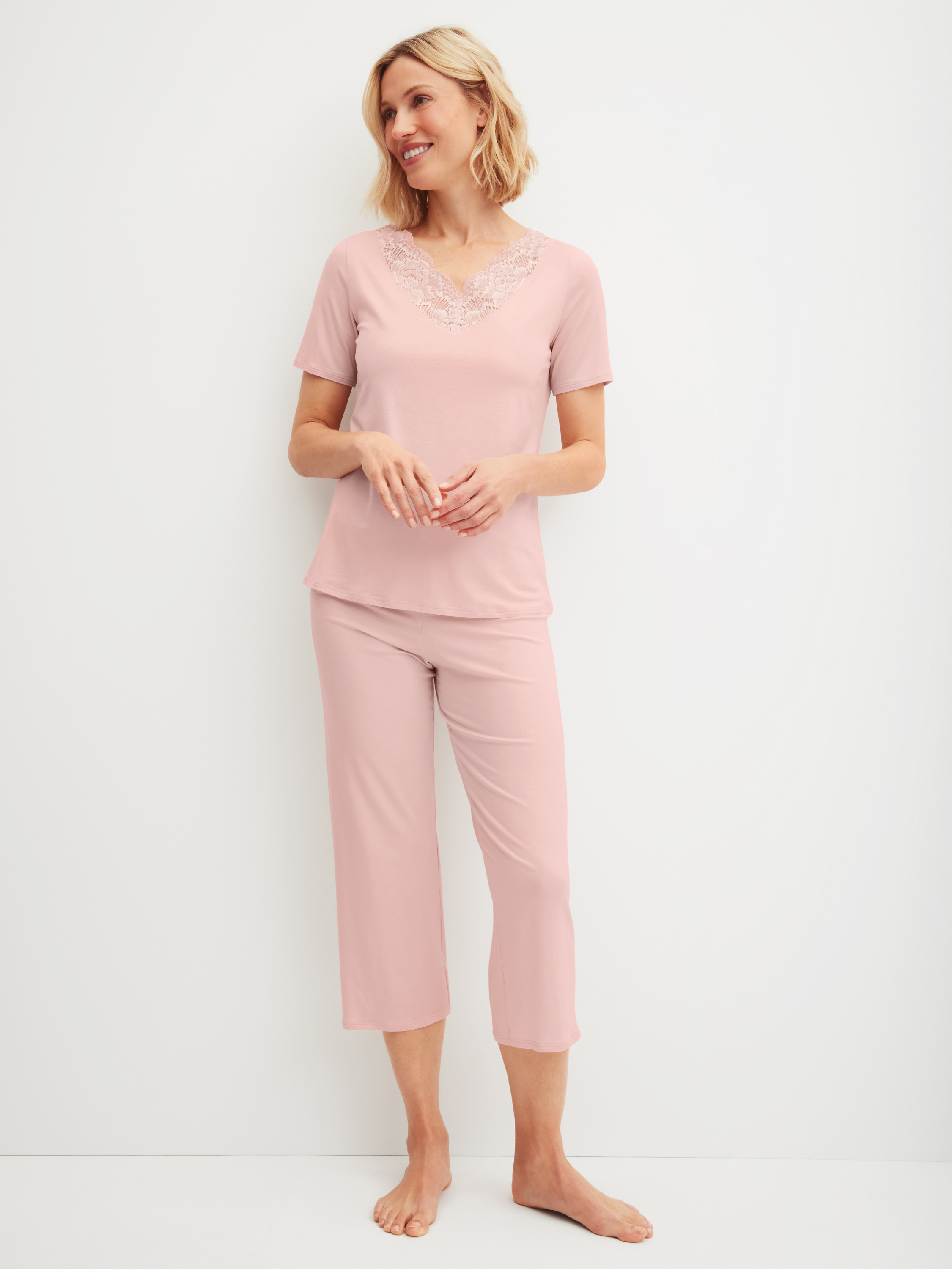 7/8 - Pyjama manches courtes Modal ELEGANT DREAMS, CALIDA