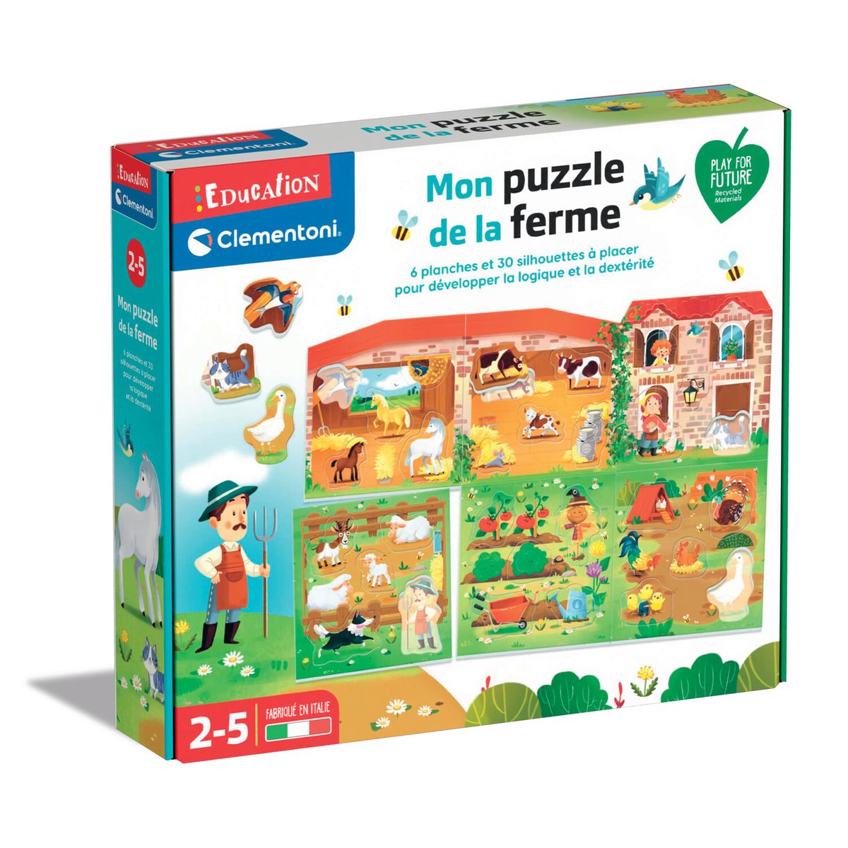 Puzzle 30 pièces - T'choupi à la ferme