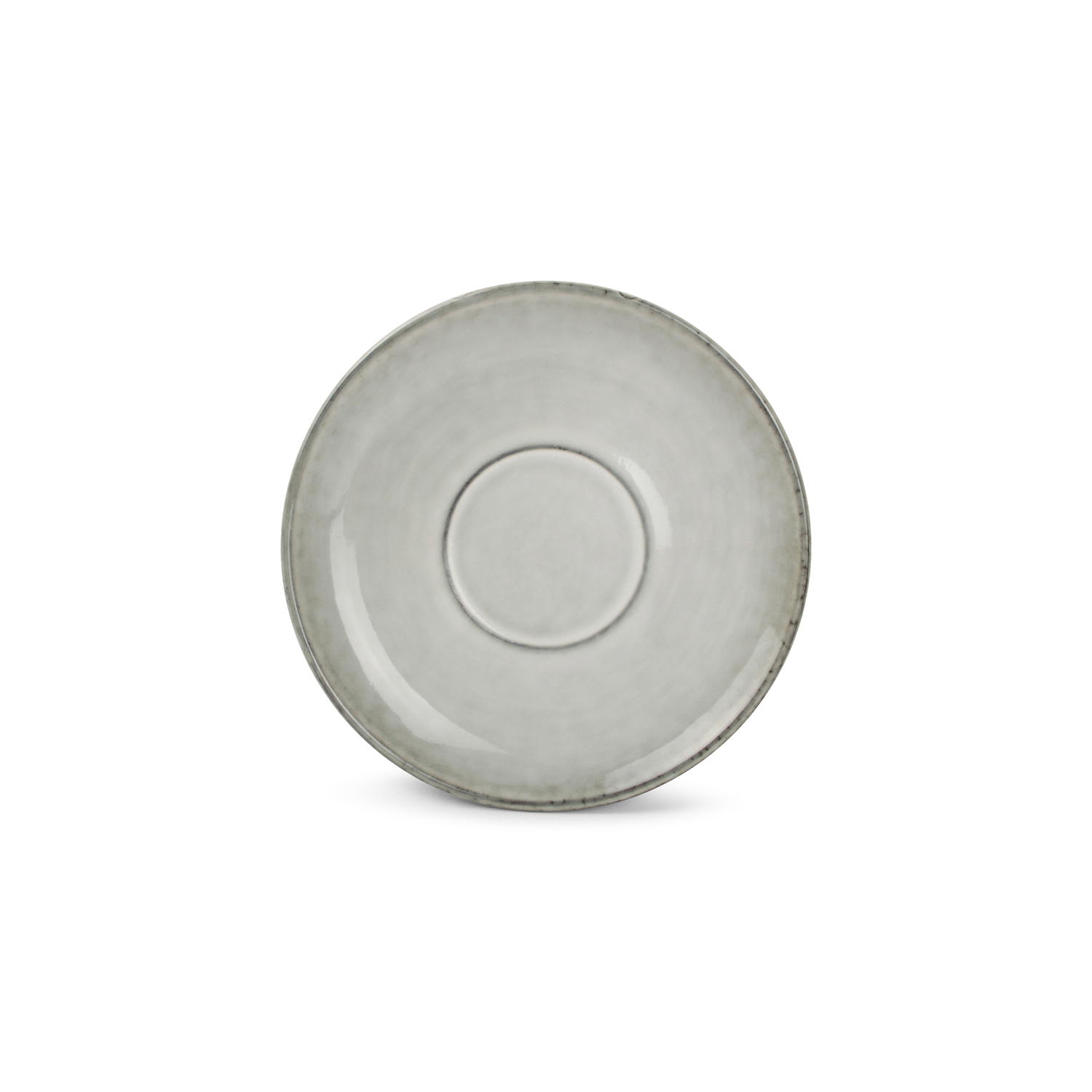 Lot de 4 soucoupes ARTISAN, SALT & PEPPER