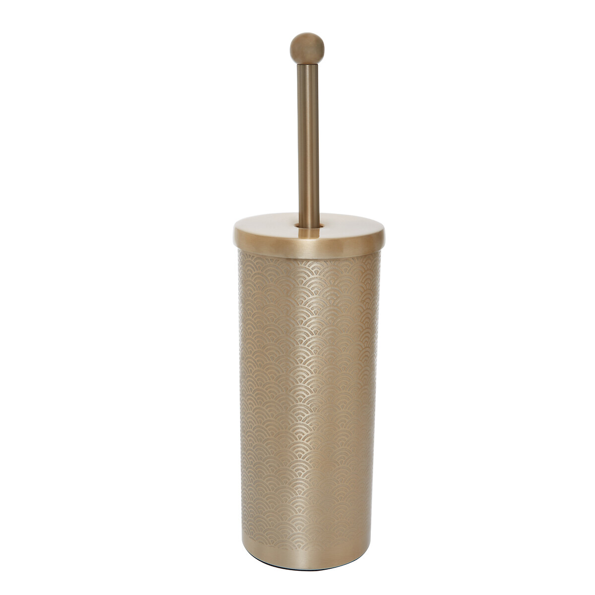 Art Deco Champagne Finish Toilet Brush, FIFTY FIVE SOUTH