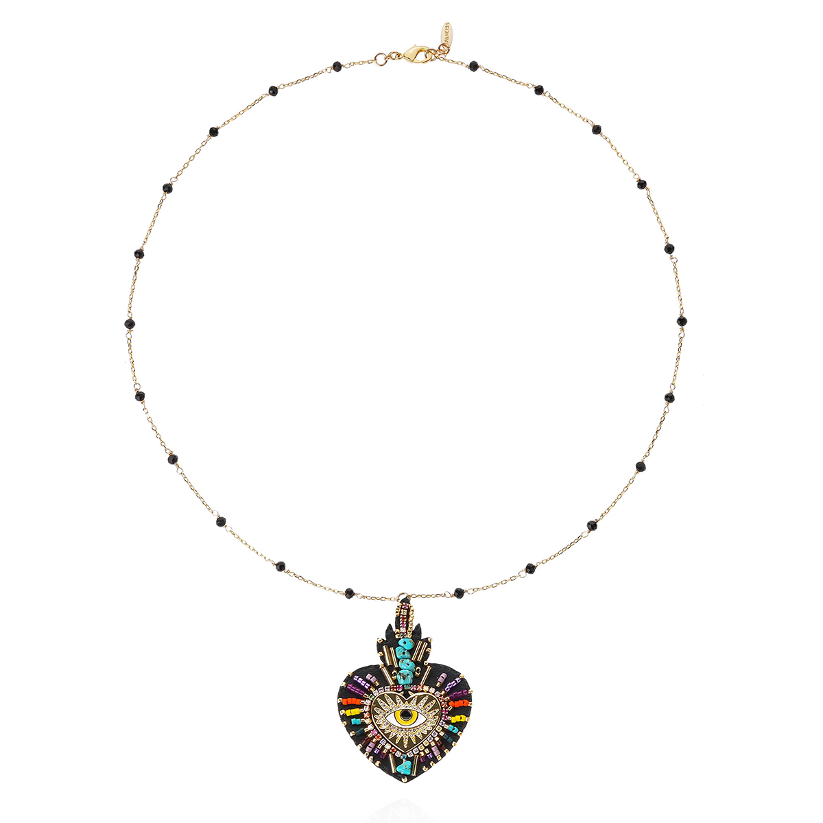 Collier avec charm central et perles FORTUNA, HIPANEMA