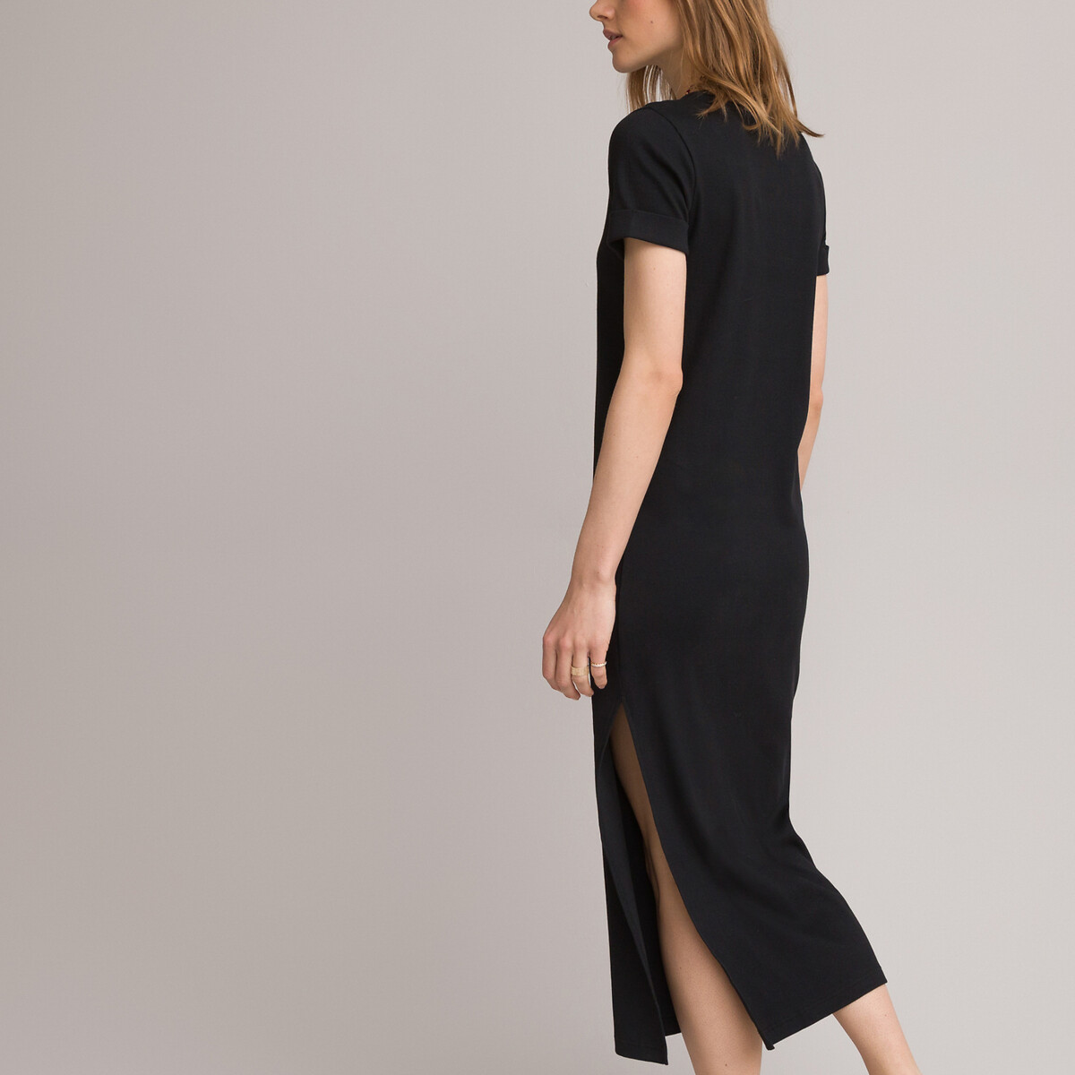 zara basic t shirt dress