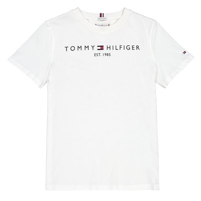 Logo Print T-Shirt in Organic Cotton, 10-16 Years TOMMY HILFIGER