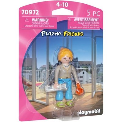 Playmobil 70972 jeune femme et journal- city life - la maison moderne - un personnage, une histoire scène de vie PLAYMOBIL