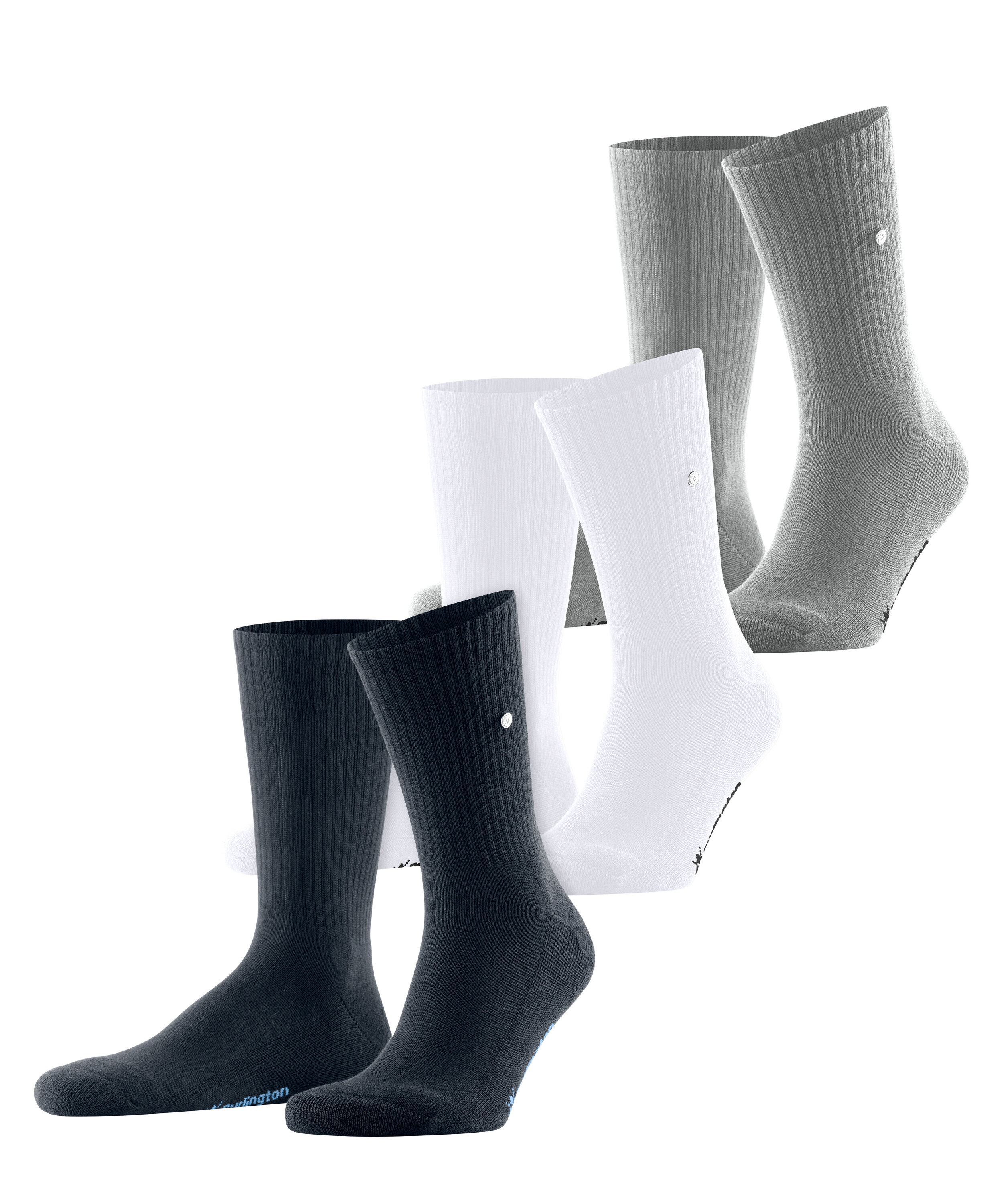 Chaussettes Crew 3-Pack, BURLINGTON