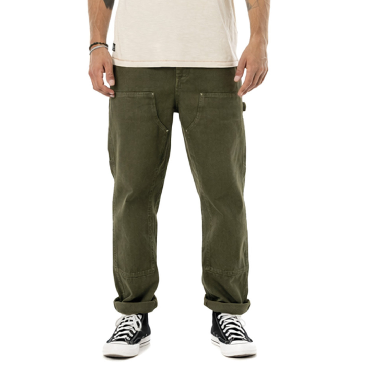 Pantalon coton canvas WORK, VON DUTCH
