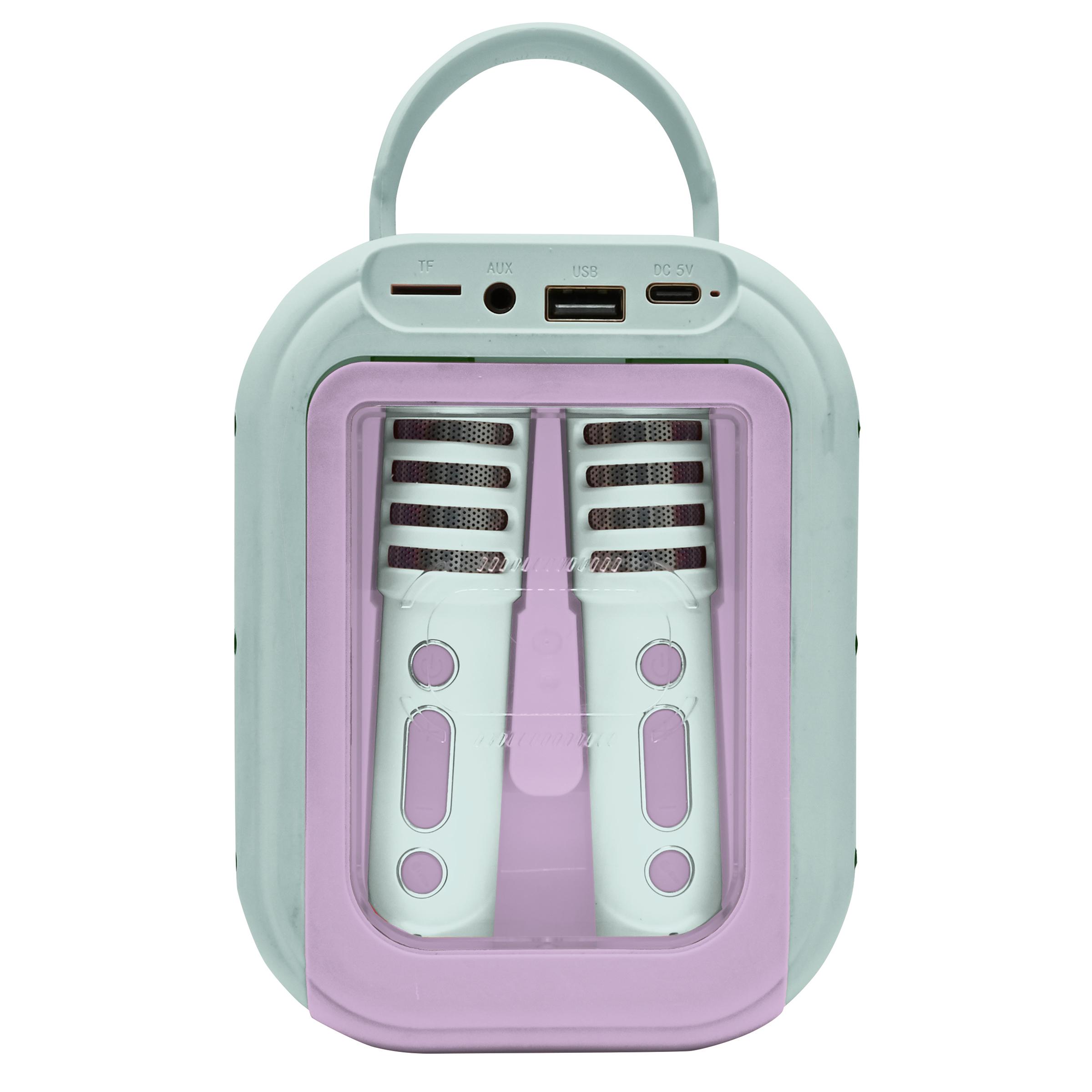 Karaoke Bluetooth La reine des neiges avec 2 micros sans fil, LEXIBOOK