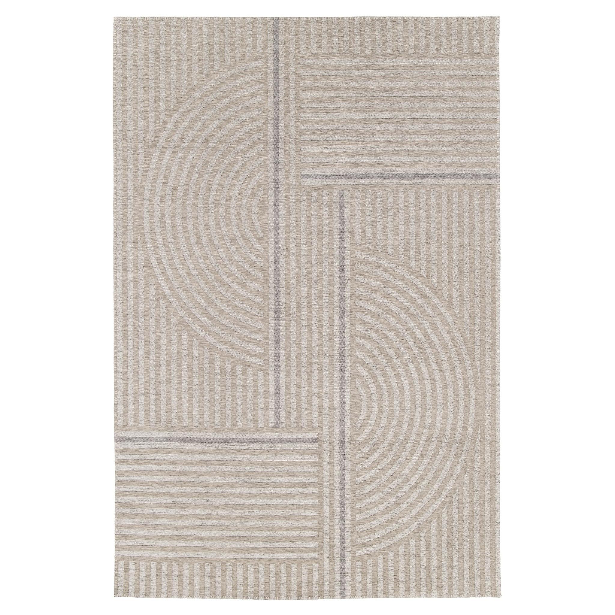 Tapis intérieur extérieur en fibres recyclées BASILE, AFK LIVING