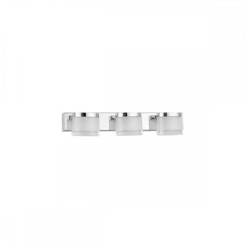 applique salle de bain sabia chrome led 15 w