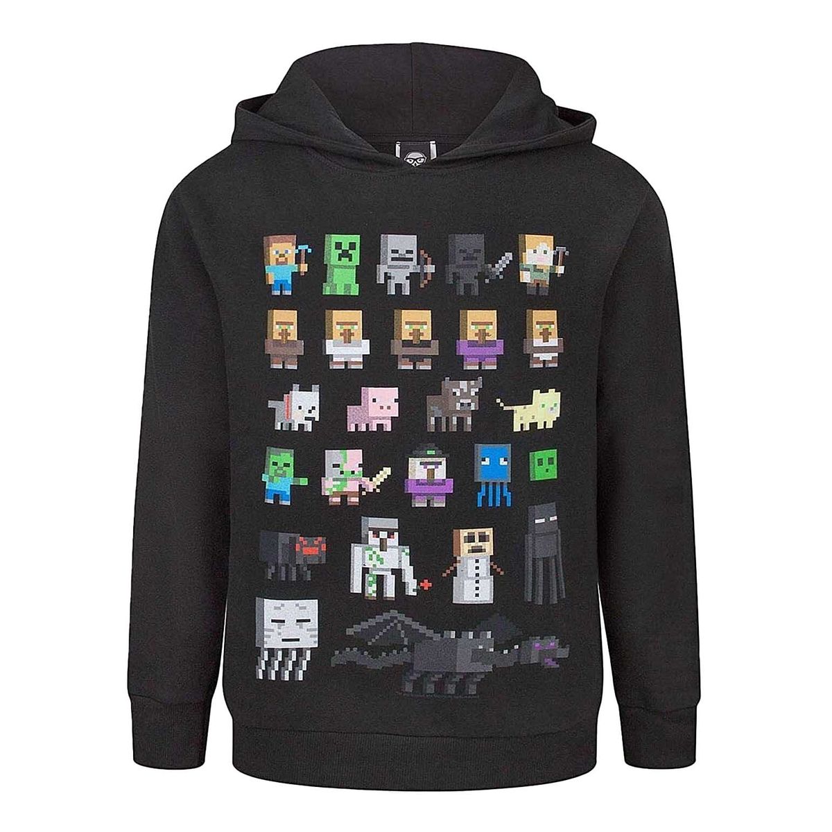 Sweat à Capuche Minecraft Garçon – Multicolore (11-12 Ans)