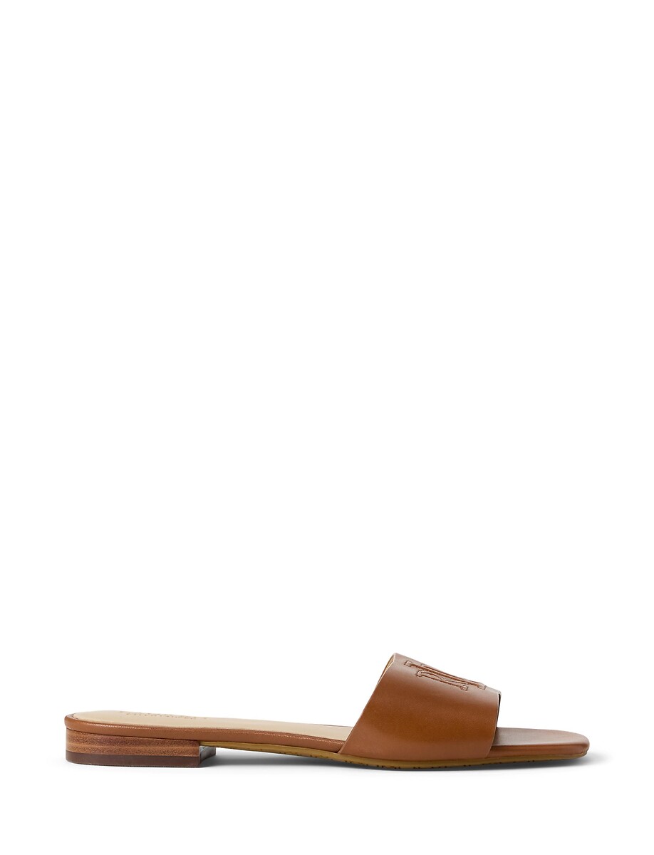 Mules plates en cuir Everley, LAUREN RALPH LAUREN