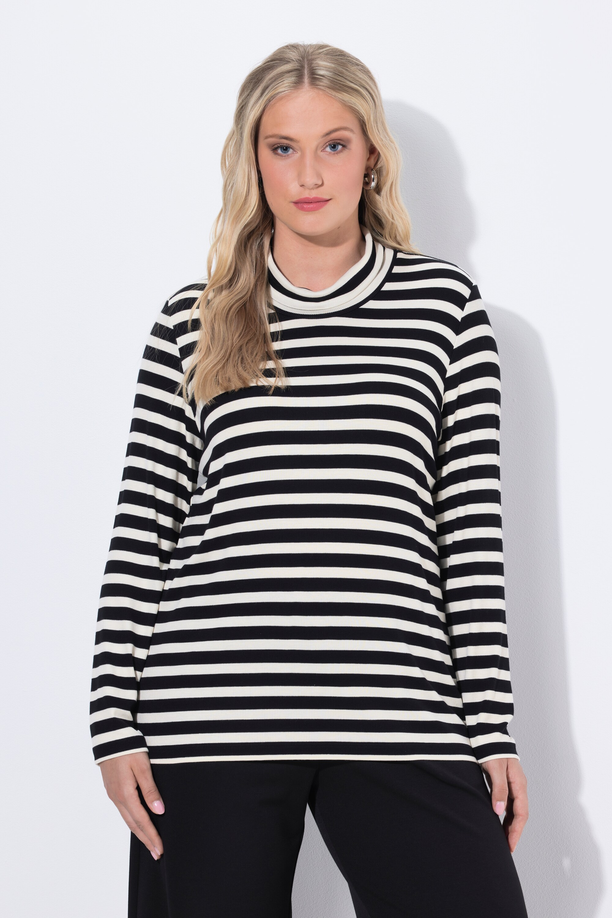 T-shirt slim à col roulé, ULLA POPKEN