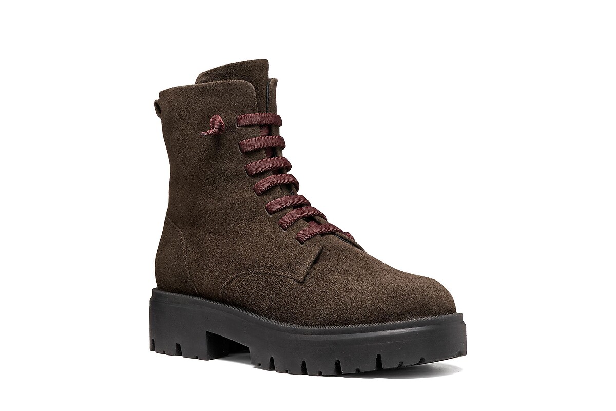 GEOX Botines de ante con cordones KLARGENA — photo 2