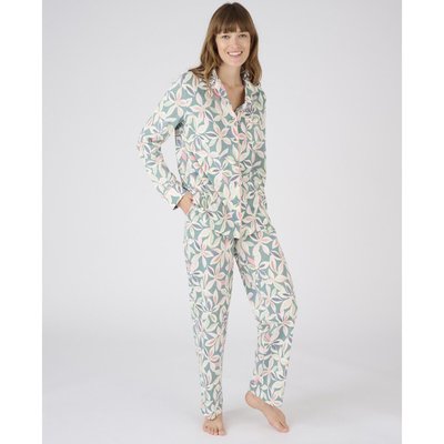 Cotton Mix Pyjamas with Long Sleeves DAMART
