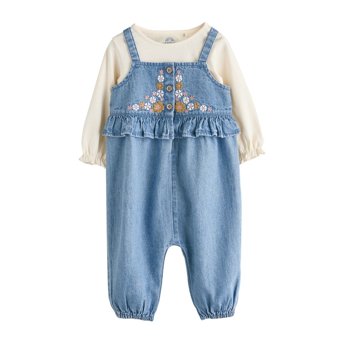 Ensemble bébé salopette body, NEXT
