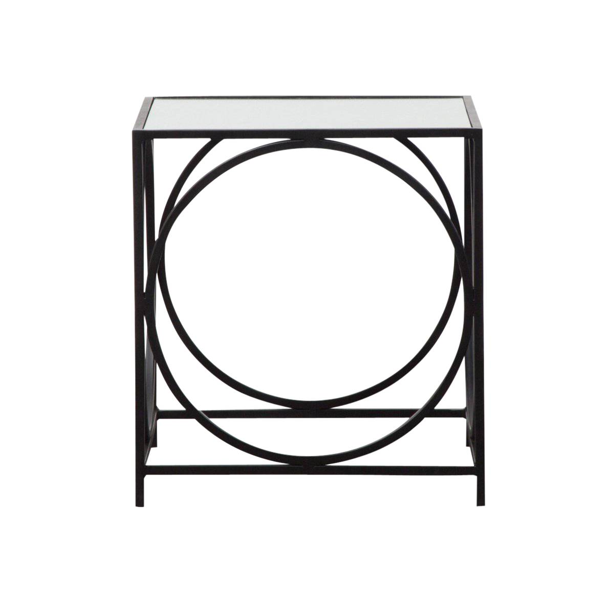 Table basse en métal carrée ZÉLIE, MADE IN MEUBLES